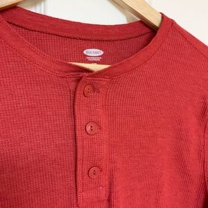 Old Navy long sleeve, waffle weave tee